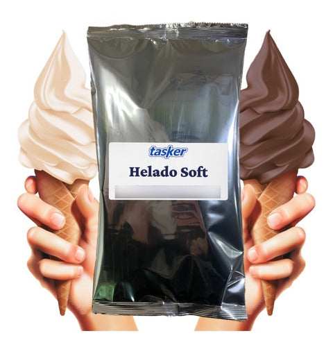 Helado Para Máquina Soft En Polvo. Caja X 10kg 0