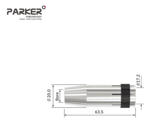 Parker MIG Torch Conical Nozzle 240 1