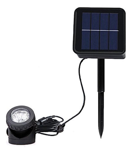 Aveki Solar Light with Spotlight for Landscaping, 6 LEDs, Pond Light 0