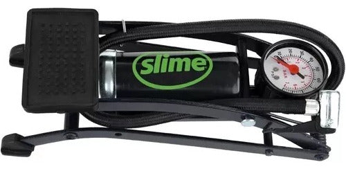 Slime Foot Pump Inflator for Bicycle, Motorcycle, Auto - RPM 0