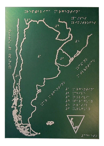 3Dmap Tiflomapas 3Dmap Argentina Países Limítrofes 0