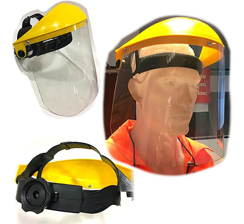 Face Shield with Zipper Harness 1