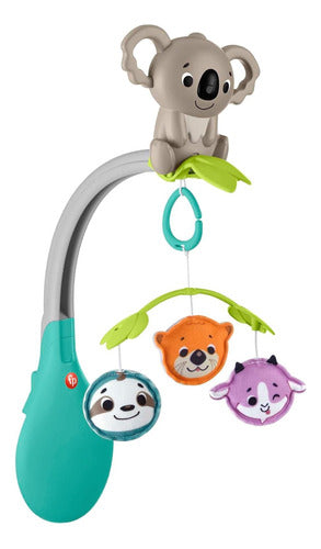 Movil Fisher Price Musical Dulces Sentidos Koala 3 En 1 1