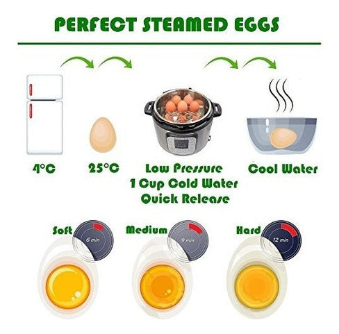 Instant Pot Egg Rack Steamer - 14 Huevos - Apilable 2 Nivele 4