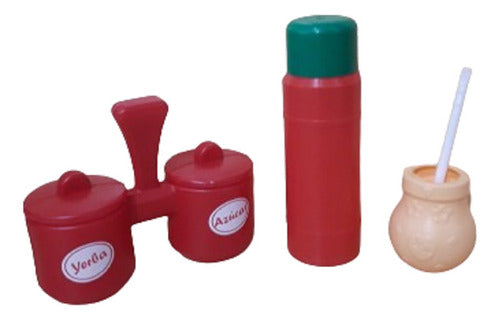 Juego Mate Infantil Set Mate Termo Bombilla Plastico Dc905 0