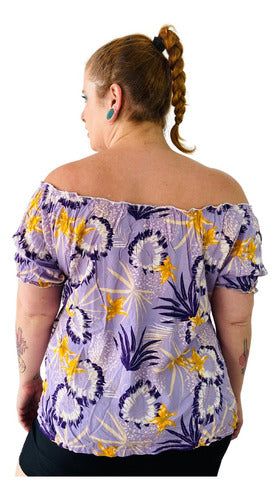 Floral Paisana Blouse Pili Plus Size Summer Specials 34