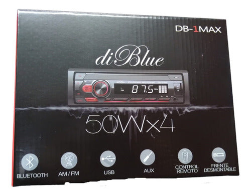 Radio Para Auto Diblue Am/fm/usb/aux/bluetooth/sd Control Re 0