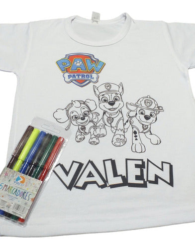 Remera Para Pintar Personalizada Como Quieras + 6 Fibras 0