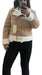 Women's Suede Jacket with Fur Lining in Various Colors 9