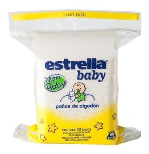 Estrella Baby Maxi Paños X50 Unidades Farmaservis 0