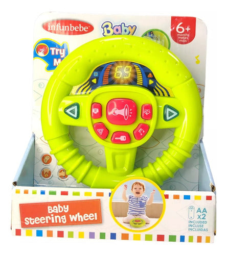 Infunbebe Volante Infantil Infunbebe Steering Wheel Luz Y Sonido +6m 0