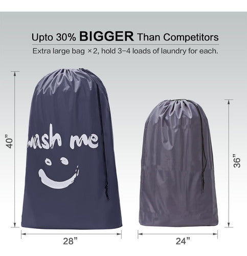 Homest XL Wash Me - Washable Travel Laundry Bag 4