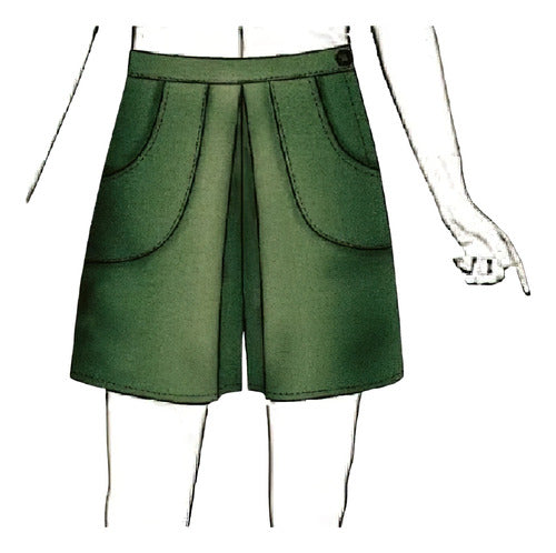 Textile Pattern Unicose - Skirt Pants 1904 0