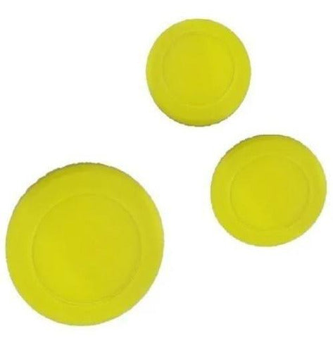 20 Discos Amarelo Kit Air Game Aero Hochey Air Kids 0