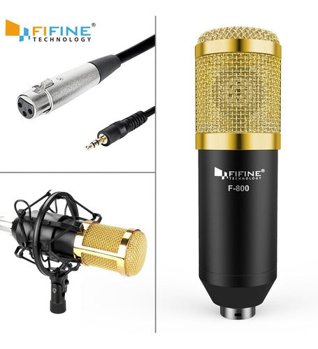Fifine F-800 Condenser Microphone in Black 5