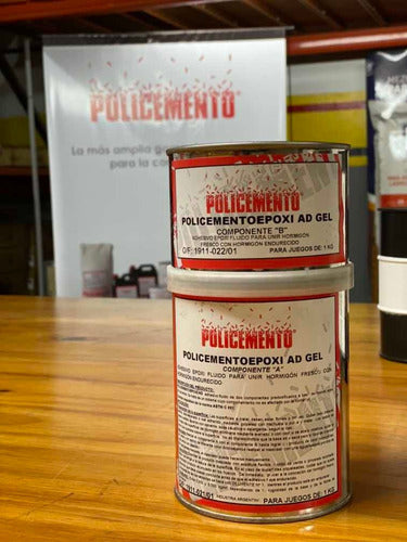 Policementoepoxi - Adg (adhesivo Epoxi De Uso General) X 1 K 4