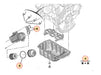 Peugeot 3 Oil Cooler Gaskets 3008 1.6 16v 0