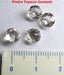 ALRITA2008 Faceted Topaz Quartz Stone Diameter 6.7 Mm C Nº3 * 5