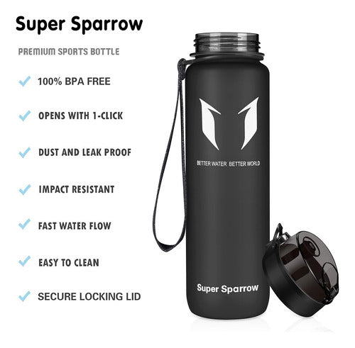 Super Sparrow Water Bottle 350ml for Kids, School, Sports, Adults 1