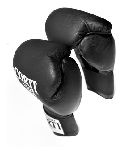 Corti Boxing Gloves 16 Oz Leather Kickboxing Professionals 112