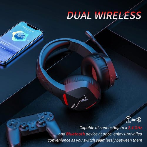 Auriculares Juego Inalámbricos Bluetooth Microfono Gaming 1