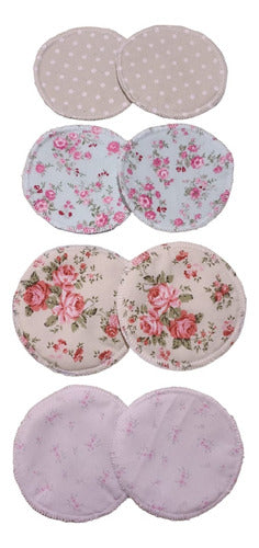 Nanny Happy Babies Reusable Fabric Breast Pads (10 Units) 0