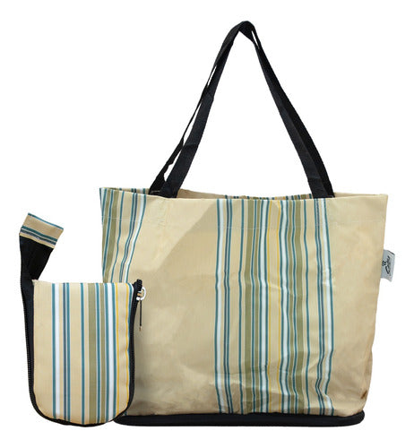 Foldable Beach Bag with Zipper for Travel 30 x 40 cm 7