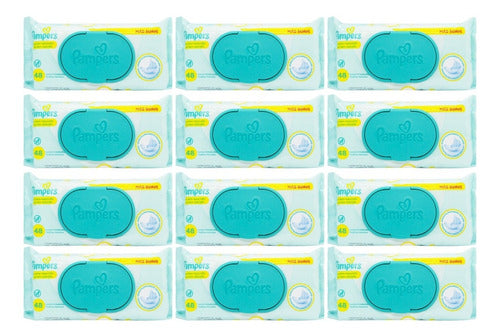 Pampers Kit X12 Toallitas Húmedas Bebés Recién Nacidos Suave 0