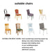 LZY Lzy 20pcs Spandex Chair Cover Slipcovers Elásticos Para Fies 4