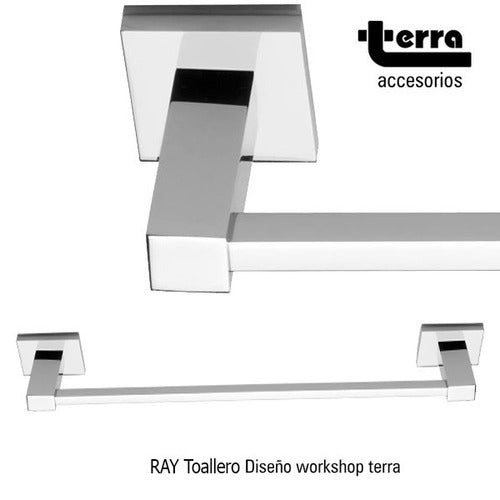 Terra Toallero Ray 450 Terra Bronce Baño Sanitario Deco 1