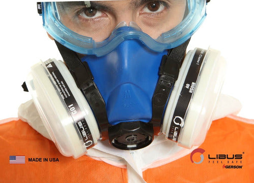 Libus Semi-Mask Respirator for Gases and Vapors - Cartridges 1