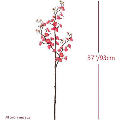 Cn-Knight 3pcs Cherry Blossom Artificial Branches, Flower 1