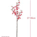 Cn-Knight 3pcs Cherry Blossom Artificial Branches, Flower 1