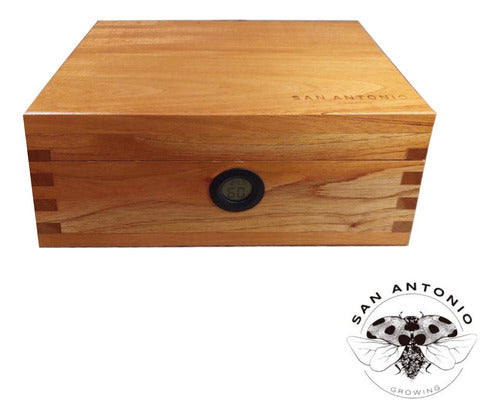 Caja De Curado Humidor Cedro San Antonio Growing Xl 1