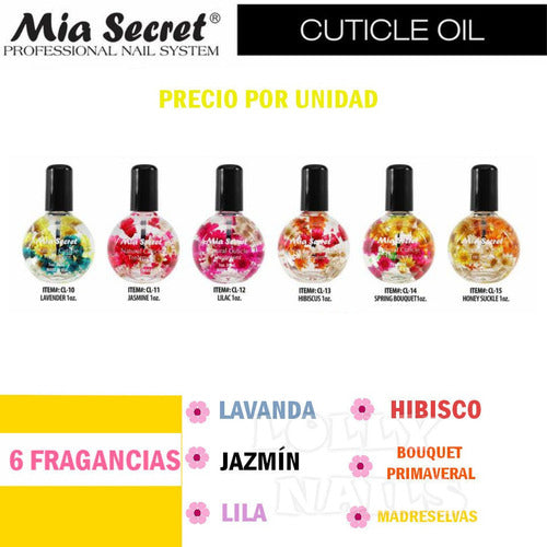 Aceite De Cutículas 30ml Mia Secret Hidratante Revitalizante 1