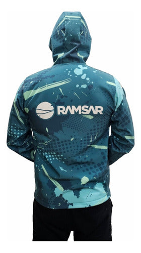 Venelec Textil Ramsar Active Grunge Premium Softshell Jacket with Hood for Fishing 4