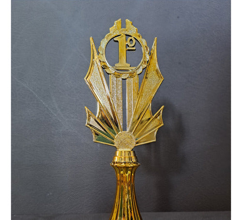 Trofeo Plástico Corona Primer 1º Puesto 28cm Souvenir 1