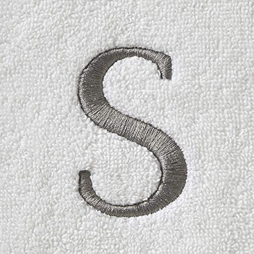 Skl Home Casual Monogram Toalla De Baño, S, 28x54, Blanco 1