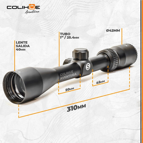 Savage 3-9x40 Hunter Class Mil Dot Scope 2