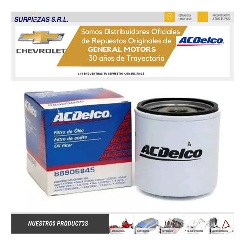 Kit Filtros Chevrolet Onix Prisma + Aceite Semisint Acdelco 4