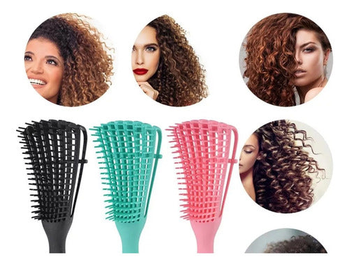 Ekala Curl Definer Anti-Frizz Brush 2