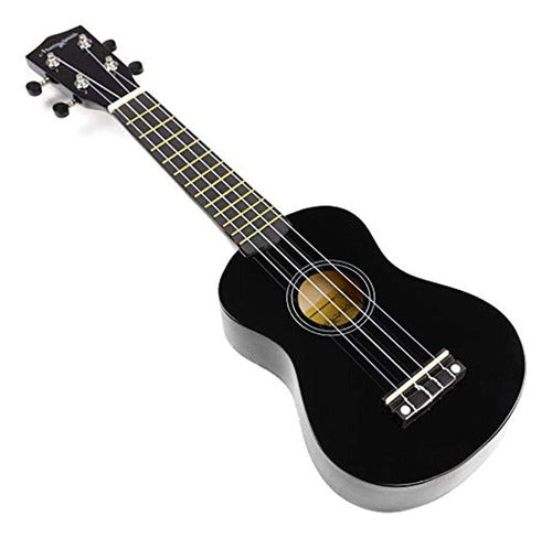 Martin Smith UK-222-BK Ukulele Soprano, Black 2