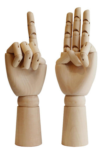 Sgriack Wooden Mannequin for Jewelry Display, 30cm x 2 0