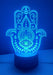 Invitame Creaciones LED Night Light Hand of Fatima 6