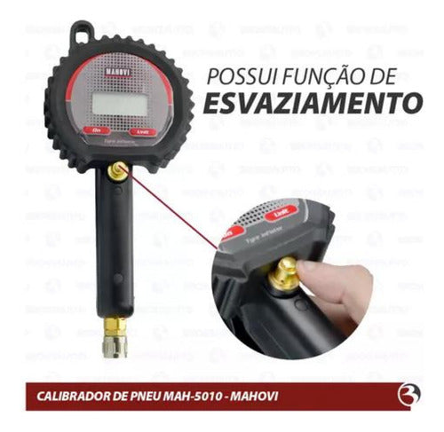 Calibrador Mecanico De Pneus - Mahovi 3