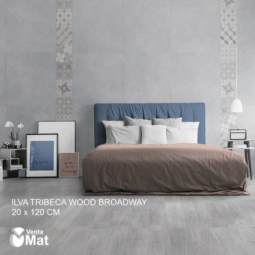 Ilva Tribeca Wood Broadway Porcelain Tile 20x120 1st Quality 1