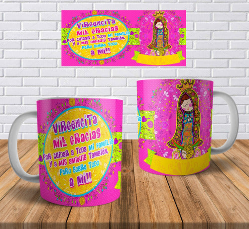 Imprimi Kits Plantillas Sublimar Tazas Virgencitas Porfis Diseños #T145 6