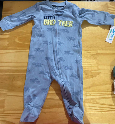 Carters 3-6 Months Double Zipper Pajama 3