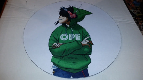 Gorillaz Paño Slipmat Latex Por Unidad Muy Buena Calidad 4