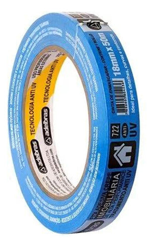 Ecopint Blue Masking Tape Adelbras 18 Mm X 50 M 0